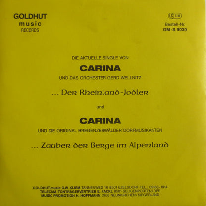 Carina - Der Rheinland Jodler 32831 Vinyl Singles VINYLSINGLES.NL