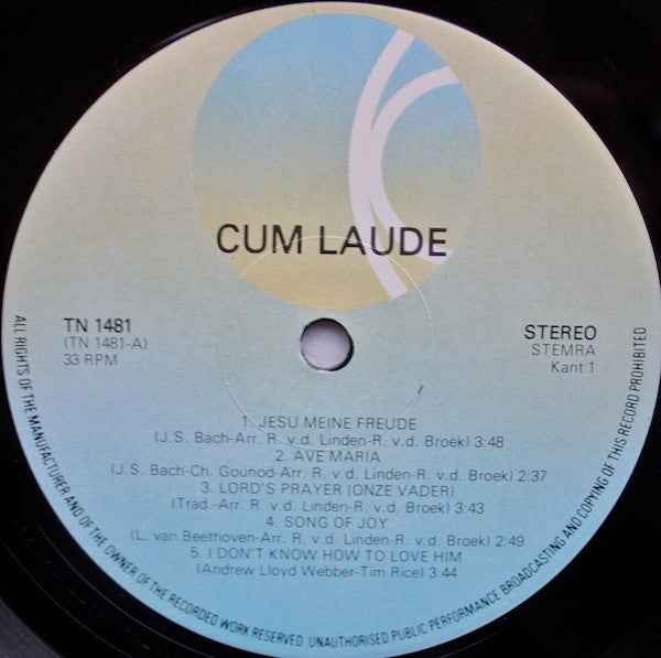 Cum Laude - Cum Laude (LP) 46273 Vinyl LP VINYLSINGLES.NL