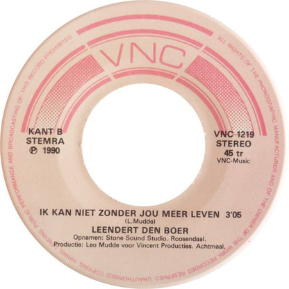 Leendert Den Boer - Breng Toch Eens 'N Bloemetje Mee 31464 Vinyl Singles Goede Staat