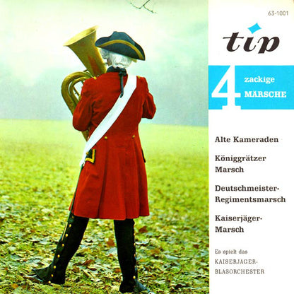 Kaiserjäger-Blasorchester - 4 Zackige Märsche (EP) 23401 Vinyl Singles EP Goede Staat