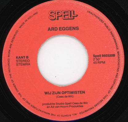Ard Eggens - 'T Leven Is Goed 30997 Vinyl Singles VINYLSINGLES.NL