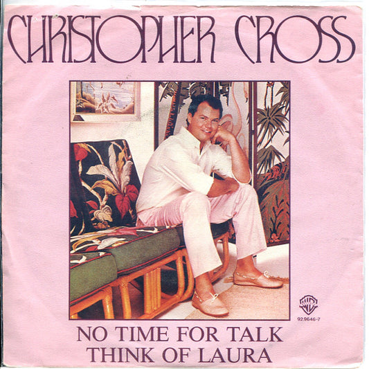 Christopher Cross - No Time For Talk 03714 Vinyl Singles Goede Staat