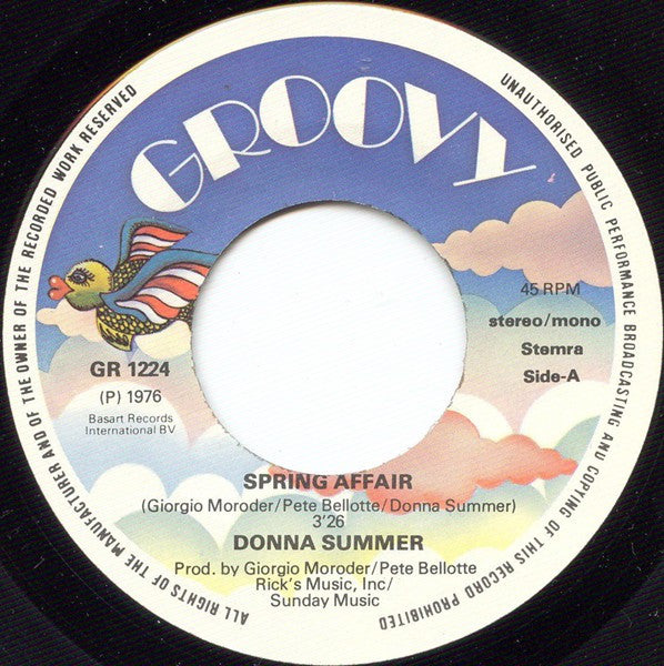 Donna Summer - Spring Affair 15151 Vinyl Singles Goede Staat