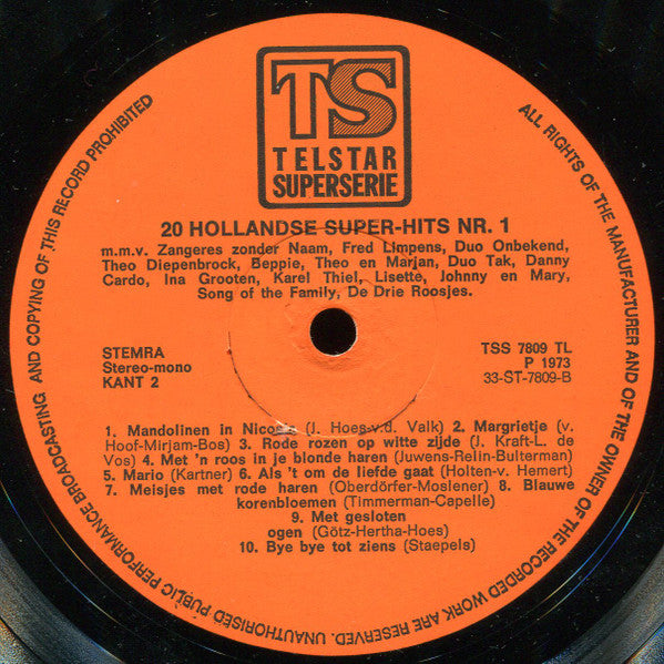 Various - 20 Hollandse Superhits (LP) 43609 43959 Vinyl LP VINYLSINGLES.NL