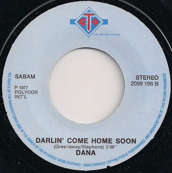 Dana - I Love How You Love Me 33130 Vinyl Singles Vinyl Very Good (VG) <br> Hoes Good Plus (G+)