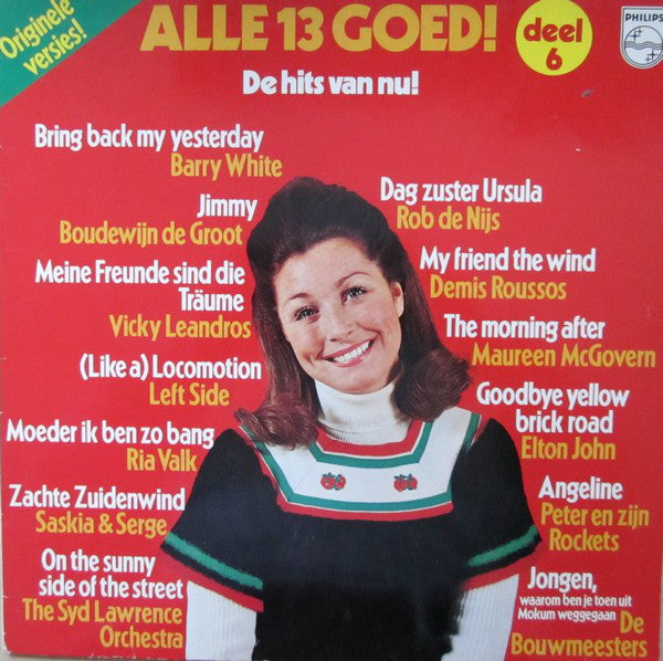 Various - Alle 13 Goed! Deel 6 (LP) 50745 40658 40659 41690 43173 43209 40411 41223 Vinyl LP VINYLSINGLES.NL