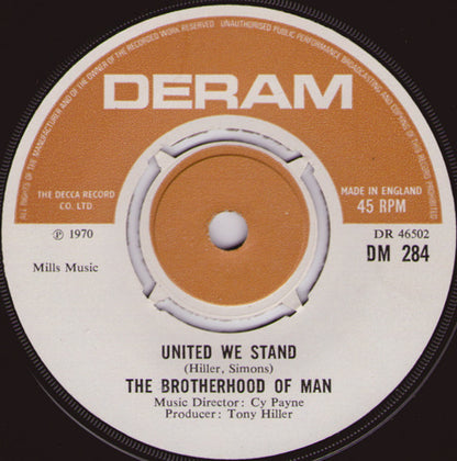 Brotherhood Of Man - United We Stand 27469 Vinyl Singles Goede Staat