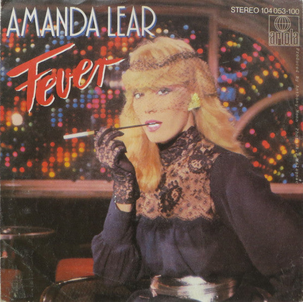 Amanda Lear - Fever Vinyl Singles Vinyl Very Good (VG) <br> Hoes Good Plus (G+)