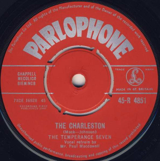 Temperance Seven - The Charleston 17580 Vinyl Singles Goede Staat