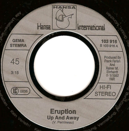 Eruption - Up and away Vinyl Singles VINYLSINGLES.NL
