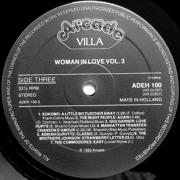Various - Woman In Love Volume 3 (LP) Vinyl LP VINYLSINGLES.NL