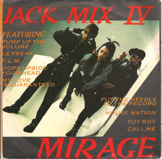 Mirage - Jack Mix IV Vinyl Singles Vinyl Very Good (VG) <br> Hoes Good Plus (G+)