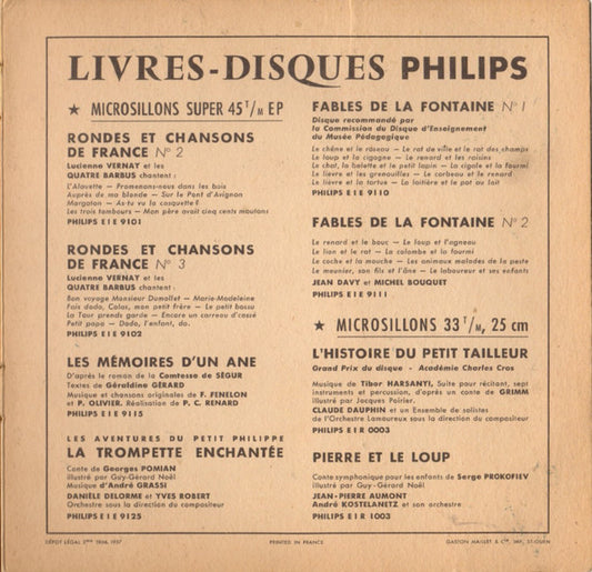 Lucienne Vernay Et Les Quatre Barbus - Rondes Et Chansons De France No 1