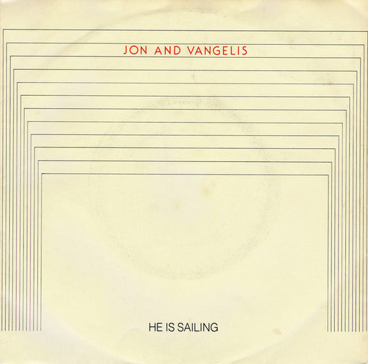 Jon And Vangelis - He Is Sailing (EP) 12887 30509 Vinyl Singles EP Goede Staat