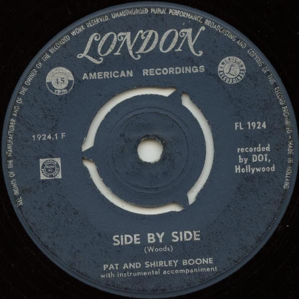 Pat Boone And Shirley Boone - Side By Side 32374 Vinyl Singles Goede Staat