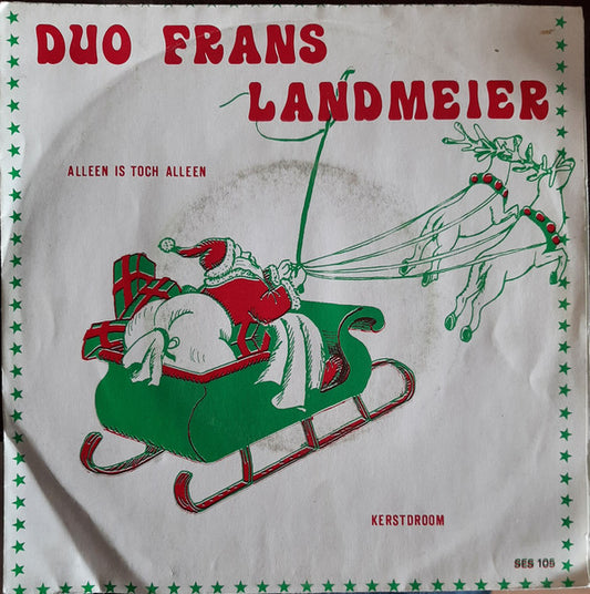 Duo Frans Landmeier - Alleen is toch alleen 12395 Vinyl Singles VINYLSINGLES.NL
