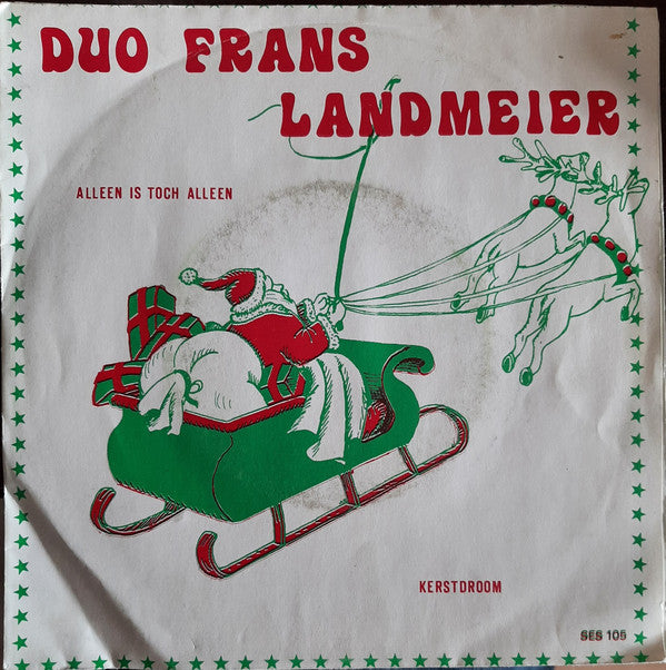 Duo Frans Landmeier - Alleen is toch alleen 12395 Vinyl Singles Goede Staat