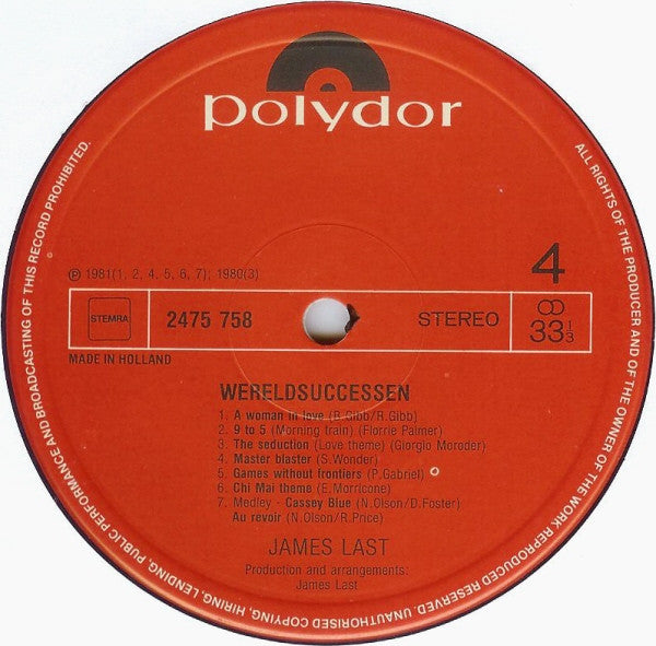 James Last - Wereldsuccessen (LP) 49644 45089 Vinyl LP Dubbel VINYLSINGLES.NL