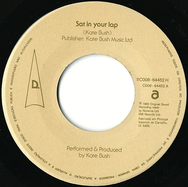Kate Bush - Sat In Your Lap 31375 Vinyl Singles VINYLSINGLES.NL