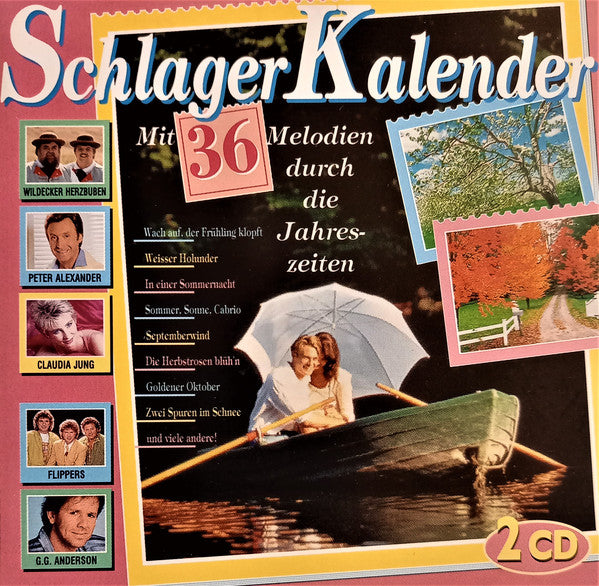 Various - Schlagerkalender - Mit 36 Melodien Durch Die Jahreszeiten (CD) Compact Disc Goede Staat