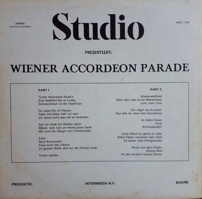 Various - Wiener Accordeon Parade (LP) Vinyl LP VINYLSINGLES.NL