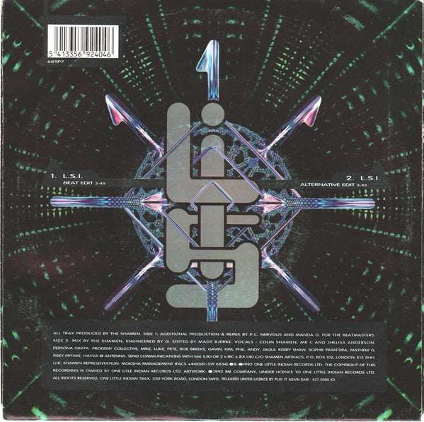 Shamen - LSI Vinyl Singles Vinyl Very Good (VG) <br> Hoes Good Plus (G+)