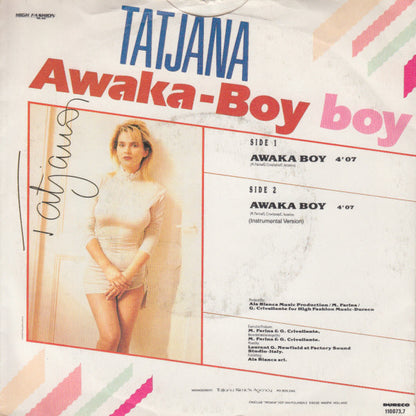 Tatjana - Awaka-Boy Boy 10420 Vinyl Singles Goede Staat