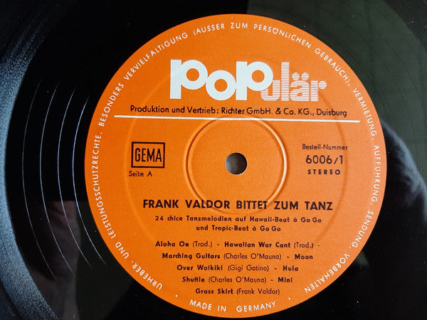 Frank Valdor - Bittet Zum Tanz (LP) 46271 Vinyl LP Goede Staat