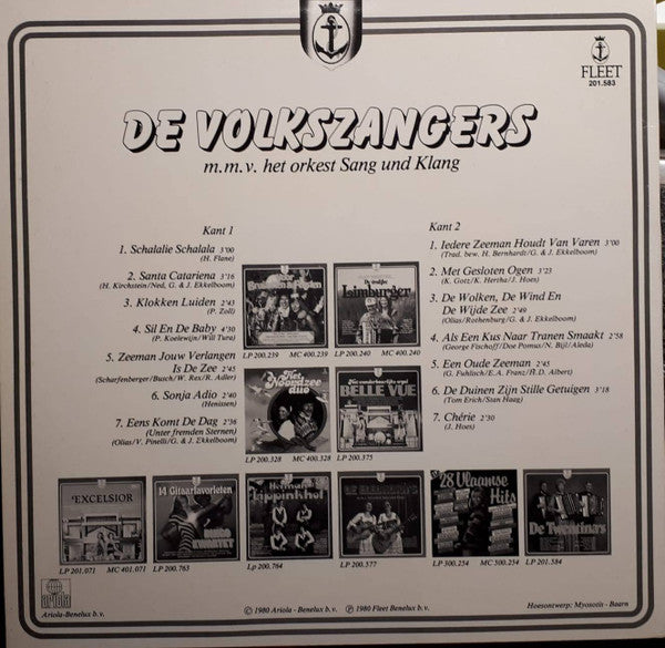 Volkszangers - De Volkszanger (LP) 46356 Vinyl LP VINYLSINGLES.NL