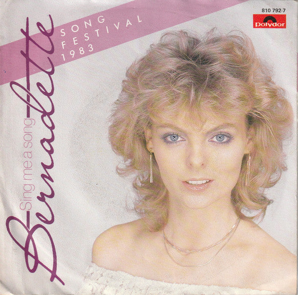 Bernadette - Sing Me A Song 39010 Vinyl Singles Goede Staat