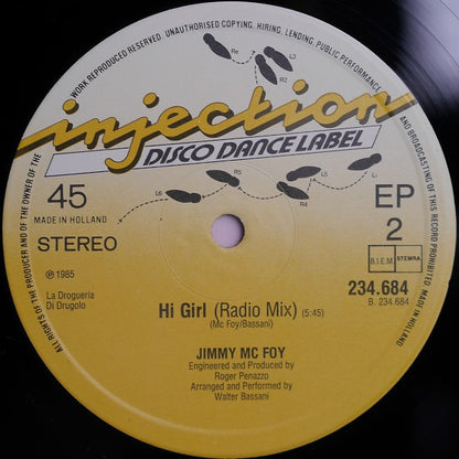 Jimmy Mc Foy - Hi Girl (Maxi-Single) Maxi-Singles VINYLSINGLES.NL