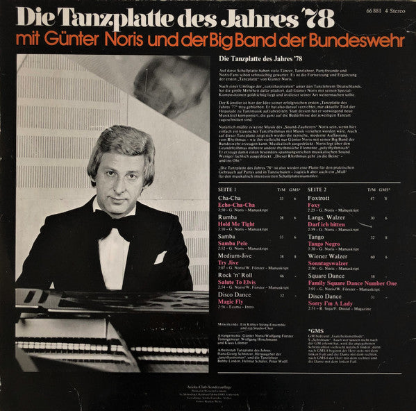 Günter Noris Und Die Big Band Der Bundeswehr - Die Tanzplatte Des Jahres '78 (LP) 44396 Vinyl LP VINYLSINGLES.NL