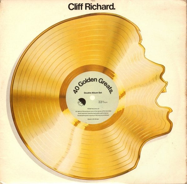 Cliff Richard - 40 Golden Greats (LP) 48900 Vinyl LP Goede Staat