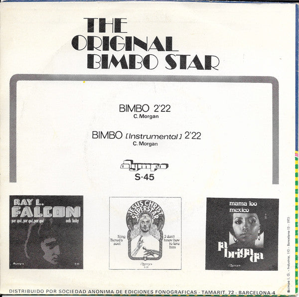 Original Bimbo Star - Bimbo 31850 Vinyl Singles Goede Staat