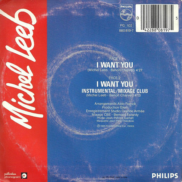 Michel Leeb - I Want You 19207 Vinyl Singles Goede Staat