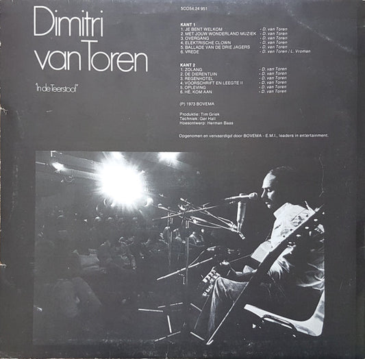 Dimitri Van Toren - In De Teerstoof (LP)