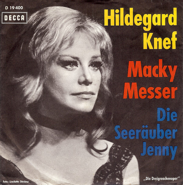 Hildegard Knef - Macky Messer 08680 Vinyl Singles Goede Staat