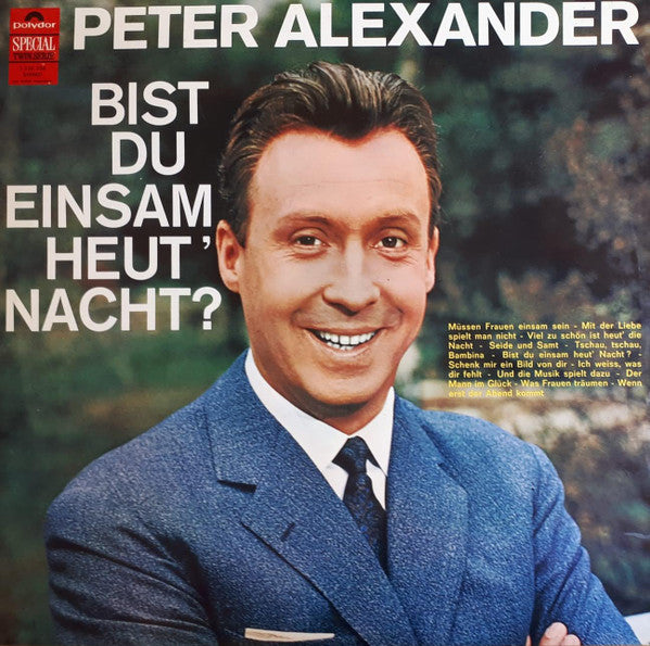 Roy Black, Peter Alexander - Ganz In Weiss / Bist Du Einsam Heut' Nacht? (LP) 48902 Vinyl LP VINYLSINGLES.NL