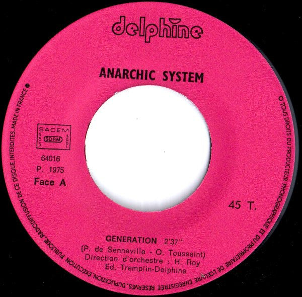 Anarchic System - Generation 31290 Vinyl Singles VINYLSINGLES.NL