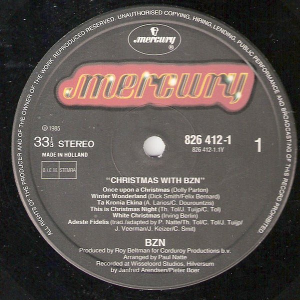 BZN - Christmas With BZN (LP) 48272 48554 44549 49807 50002 50849 Vinyl LP Goede Staat