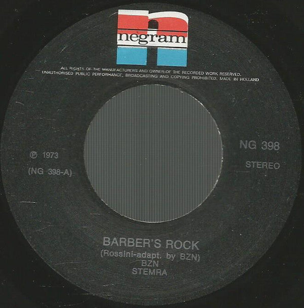 BZN - Barber's Rock Vinyl Singles VINYLSINGLES.NL