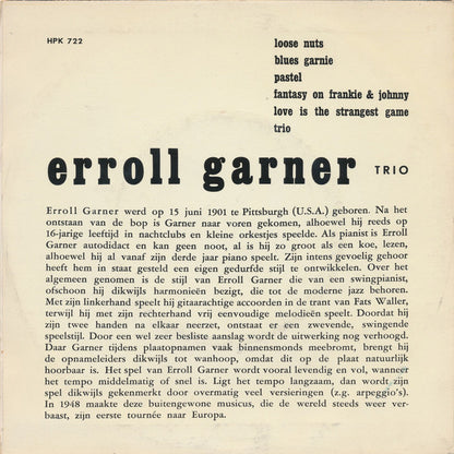 Erroll Garner Trio - Erroll Garner 10306 Vinyl Singles Goede Staat