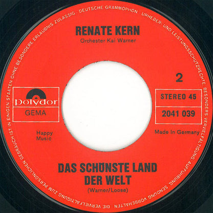 Renate Kern - Alle Blumen Brauchen Sonne 23642 Vinyl Singles VINYLSINGLES.NL