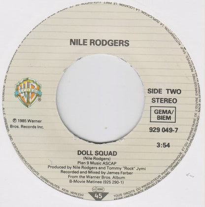 Nile Rodgers - Let's Go Out Tonight 31418 Vinyl Singles Goede Staat