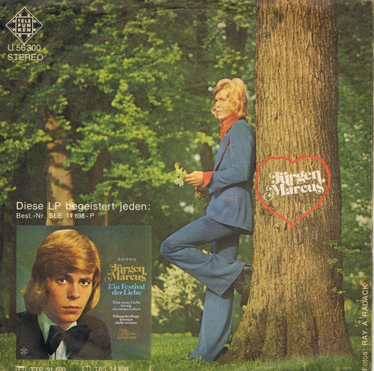 Jürgen Marcus - Schmetterlinge Können Nicht Weinen 43576 Vinyl Singles Vinyl Zeer Goed / Hoesje Goed "VINYLSINGLES.NL"