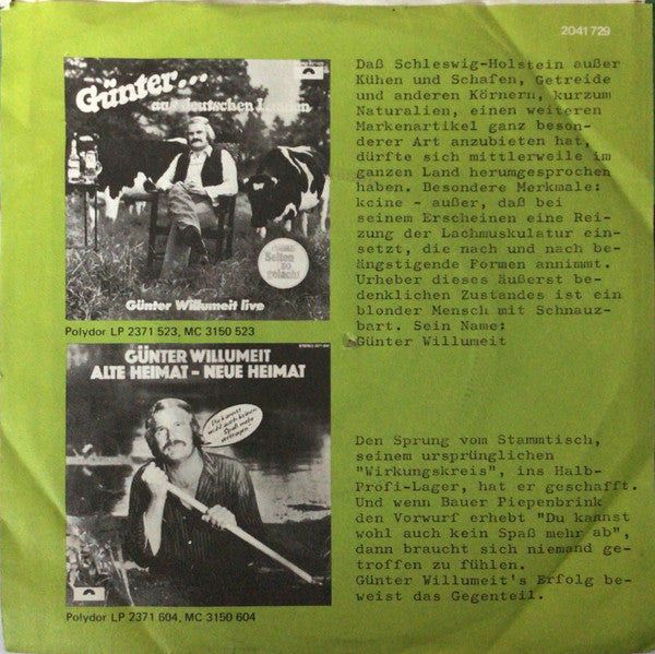 Günter Willumeit - Mögen Täte Ich Schon Wollen Vinyl Singles VINYLSINGLES.NL