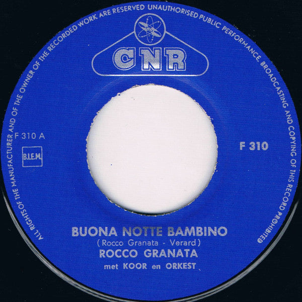 Rocco Granata - Buona Notte Bambino 34436 31032 30294 29129 09022 11105 16114 17228 22170 Vinyl Singles VINYLSINGLES.NL