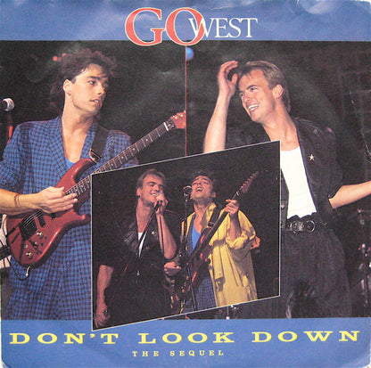 Go West - Don't Look Down (The Sequel) Vinyl Singles Vinyl Very Good (VG) <br> Hoes Good Plus (G+)