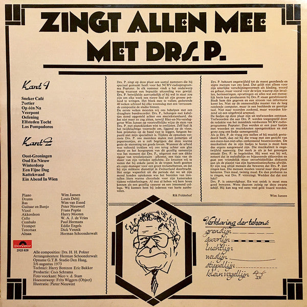 Drs. P. - Zingt Allen Mee Met Drs. P. (LP) 49499 Vinyl LP VINYLSINGLES.NL