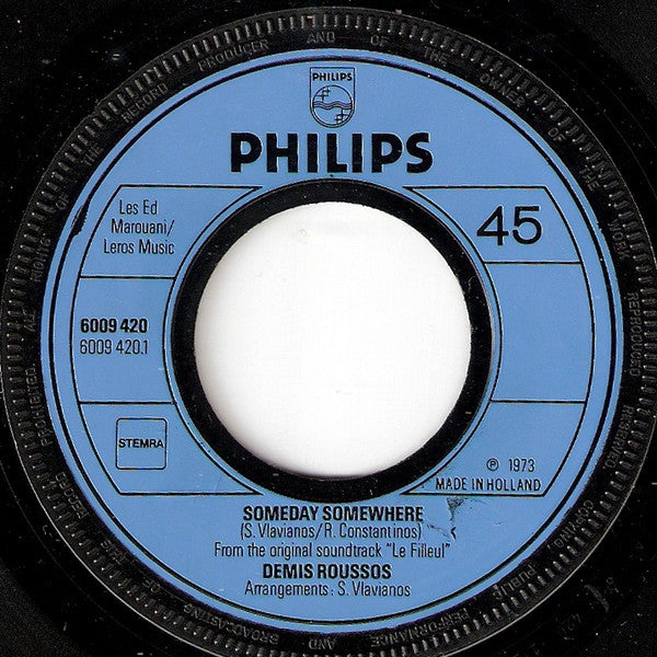 Demis Roussos - Someday Somewhere 33531 Vinyl Singles VINYLSINGLES.NL